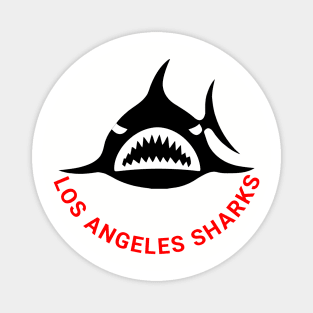 Retro Hockey - WHA - Los Angeles Sharks Hockey Team Magnet